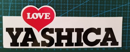 Adesivo love yashica sticker - adesivo,